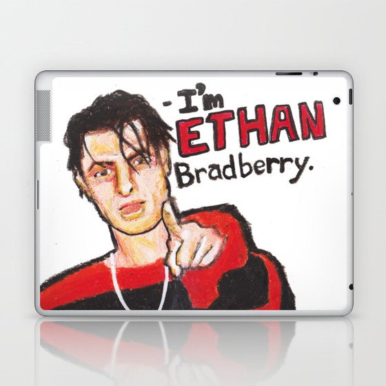 I'M ETHAN BRADBERRY H3H3 meme in oil pastel Laptop & iPad Skin