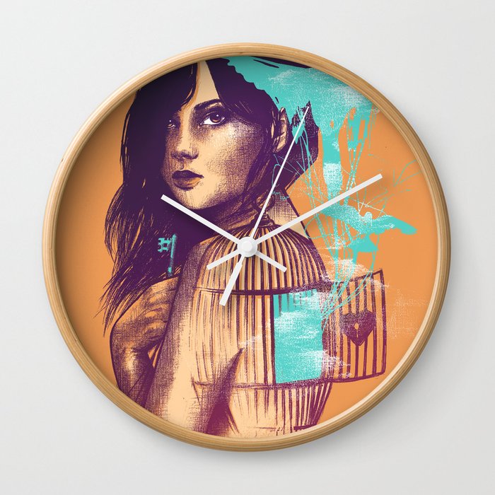 We Must Be Free Wall Clock