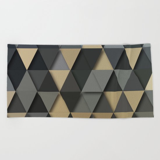 On The Ground Beach Towel