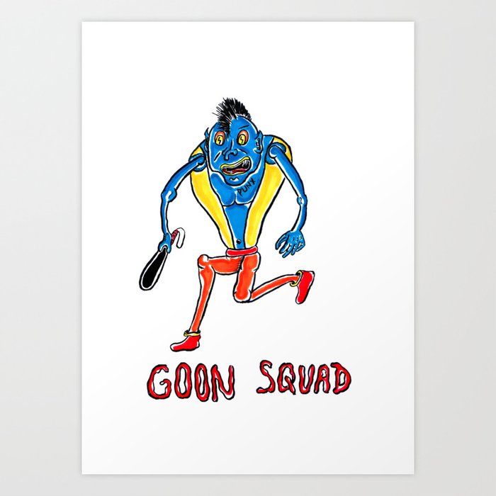 The Goon Goblin Monster Illustration Art Print