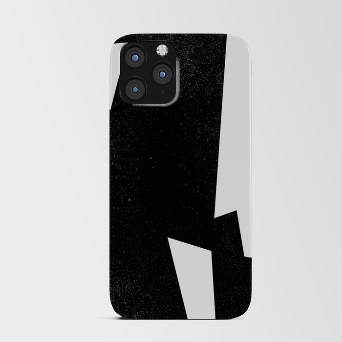 Abstract 312, Black and White iPhone Card Case
