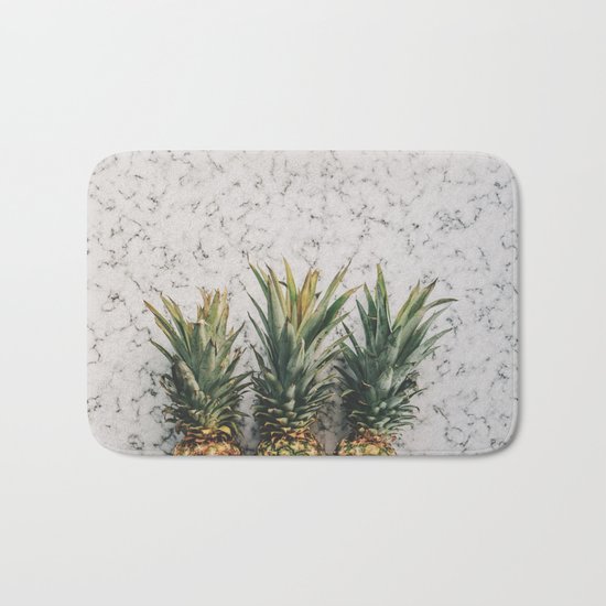 Pineapple marble Bath Mat