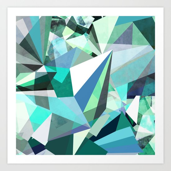 Colorflash 8 mint Art Print