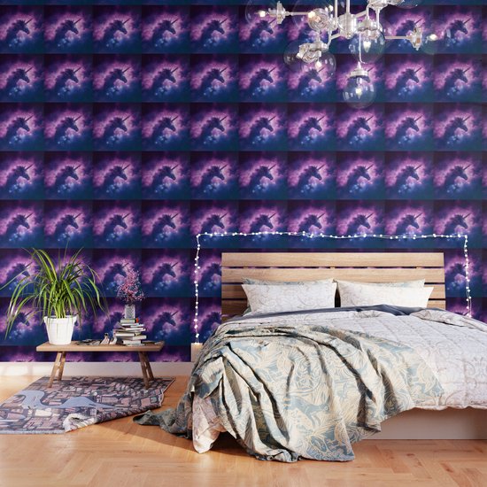Galaxy Unicorn Dust Space Silhouette Wallpaper By Novagraphic