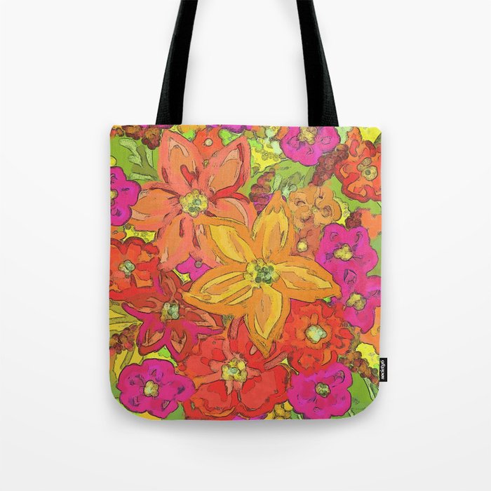 Autumn Floral Tote Bag