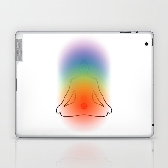 Chakras Glow Laptop & iPad Skin