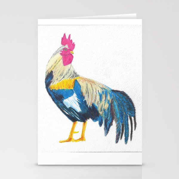 Rooster 3 Stationery Cards
