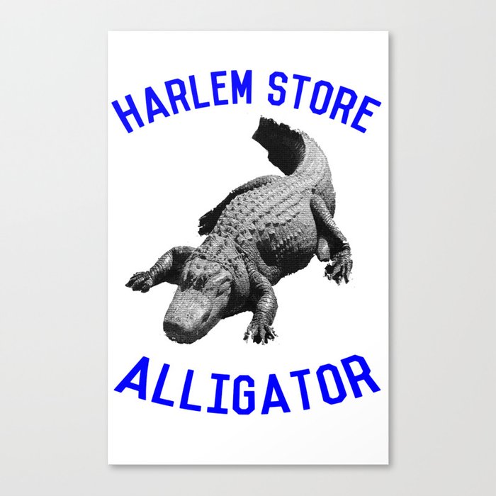 Harlem Store Alligator  Canvas Print