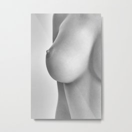 Just a Breast Metal Print | Sexy, Beauty, Health, Erotic, Sensual, Curated, Erotism, Breast, Nipple, Lust 