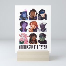 mighty nein / critical role Mini Art Print