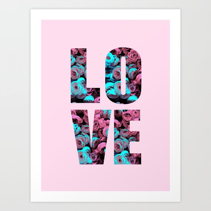 Floral Love Art Print