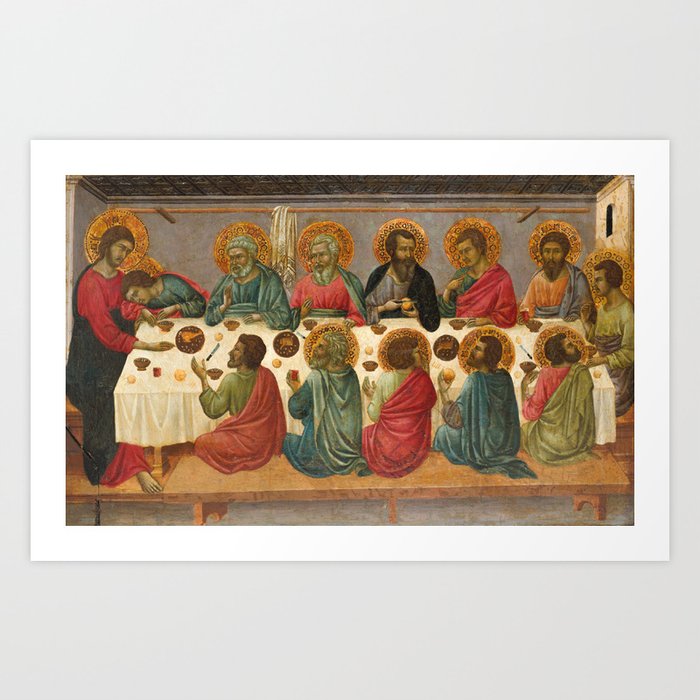 The Last Supper - 14th Century Art Print