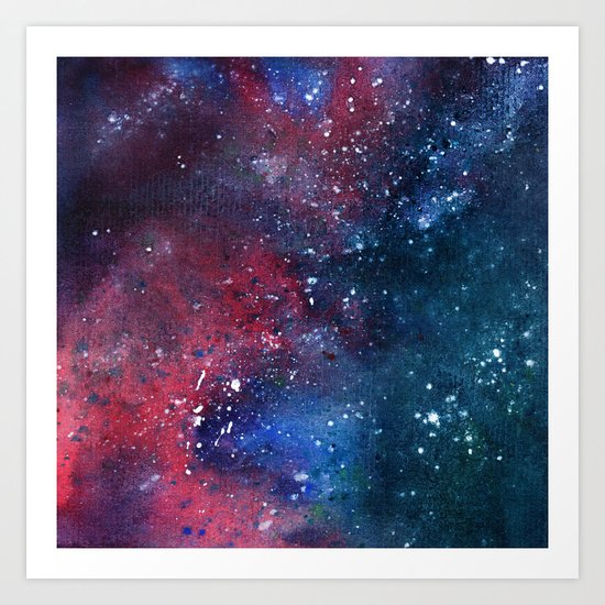 In the blues Art Print