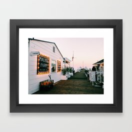 Malibu at Sunset Framed Art Print