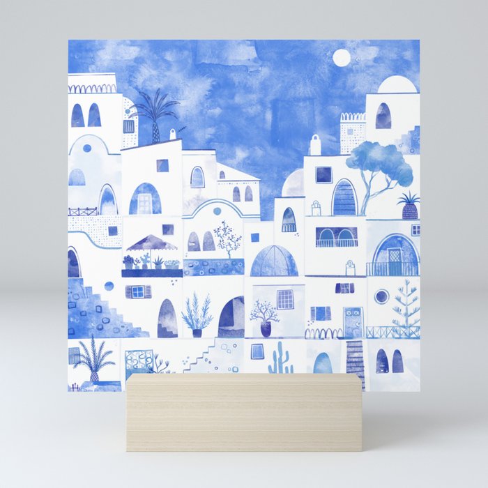 Santorini Mini Art Print
