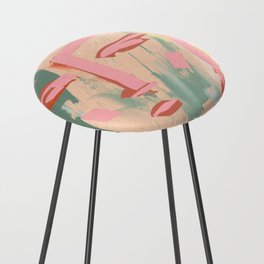 Abstract Portrait I  Counter Stool