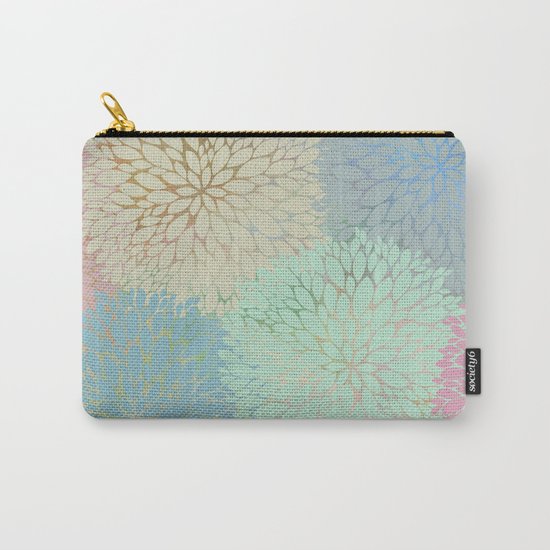 Abstract Floral Petals Carry-All Pouch