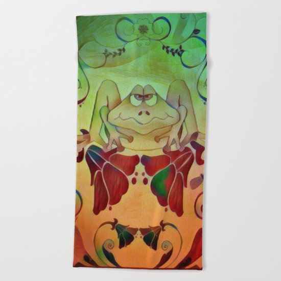 A Frogs World Beach Towel