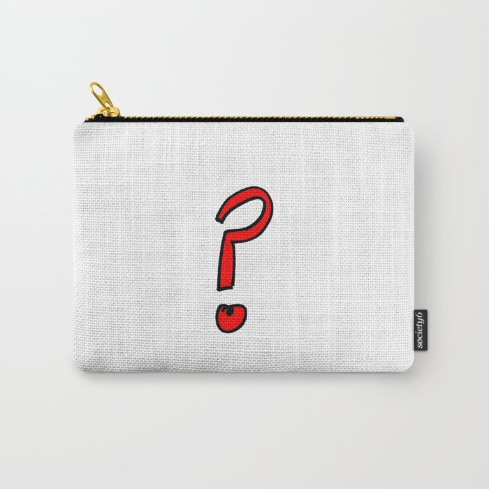 question mark Carry-All Pouch