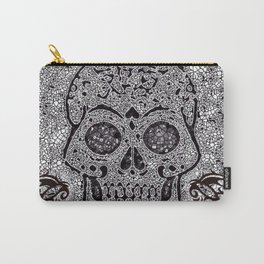 Mosaic Skull Carry-All Pouch