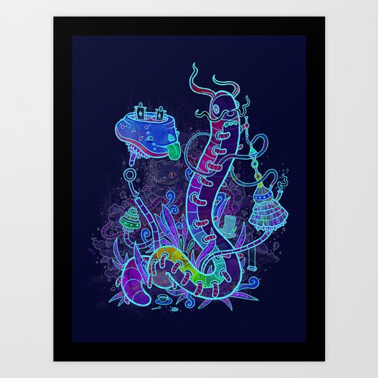 Oh that wonderful land Art Print