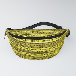 Crime scene / 3D render of endless crime scene tape Fanny Pack