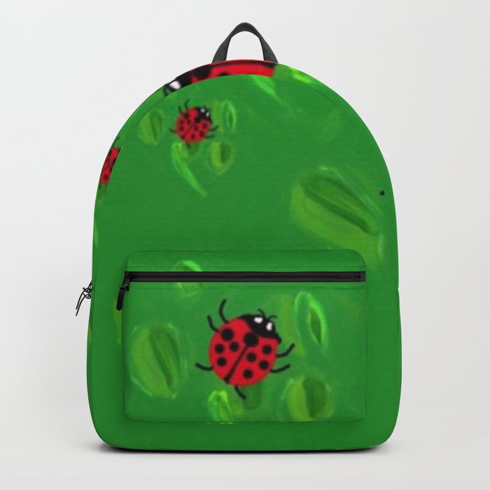 Lucky Lady Bugs of Lucky Seven Backpack