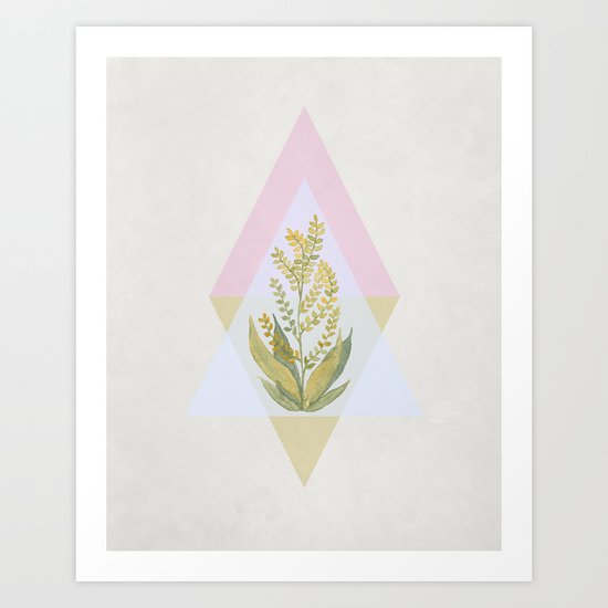 Botanical vibes 09 Art Print