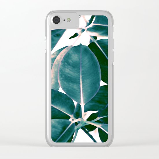 Tropical abstract(7). Clear iPhone Case