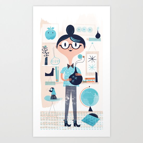 Domestic Life Art Print