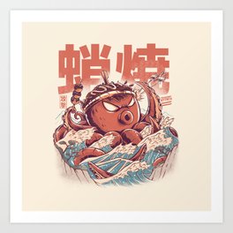 Takoyaki Attack Art Print
