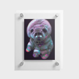 ELX-004 Microscopic water bear alien Floating Acrylic Print