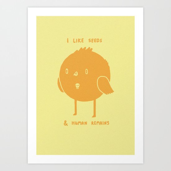 Human remains Art Print