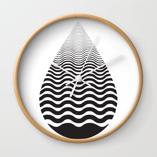 Water Drop Wall Clock