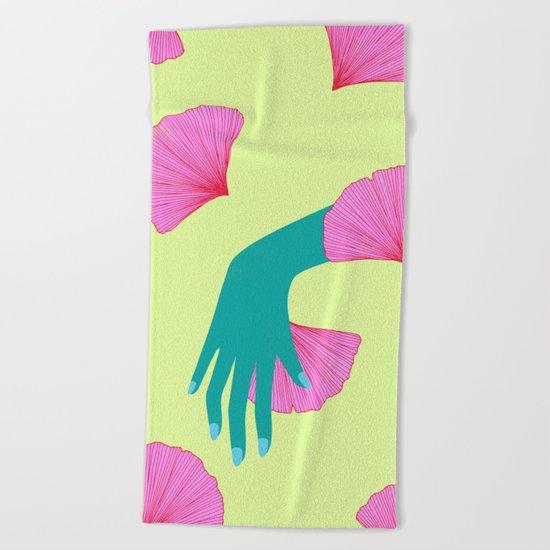 tired of indecision Beach Towel