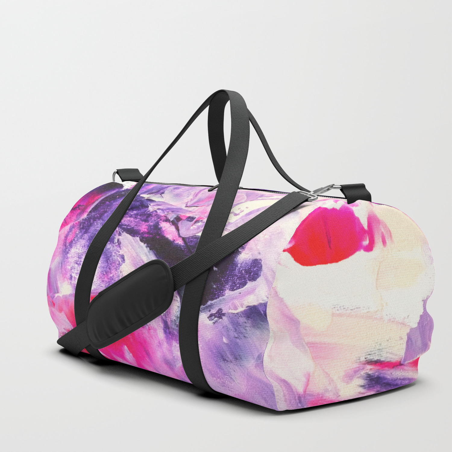 Fall In Love With Your Life Modern Purple Neon Pink Abstract