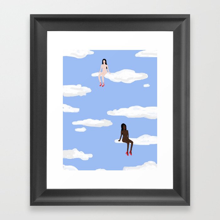 All Strippers Go To Heaven Framed Art Print