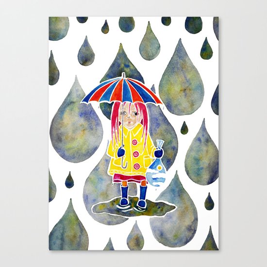 Miranda Holds The Sky In Her Hands Canvas Print