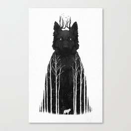 The Wolf King Canvas Print