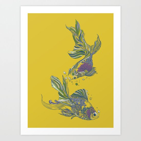 Blooming in Deep Art Print