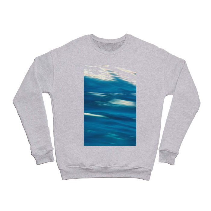 Underwater blue background Crewneck Sweatshirt