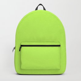 SPRING BUD SOLID COLOR. Bright green color plain pattern  Backpack