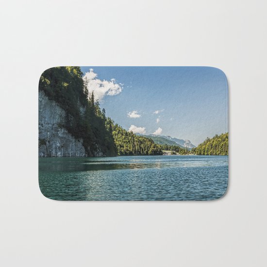Koenigssee lake Bavaria Mountains Alps on #Society6 Bath Mat