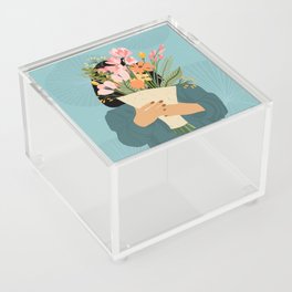 Flowers for you!  Acrylic Box
