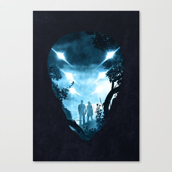 We are not alone Canvas Print
