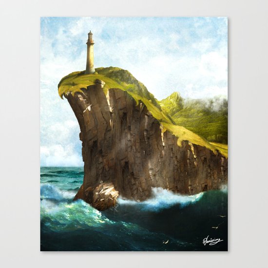At the End of the Earth Canvas Print