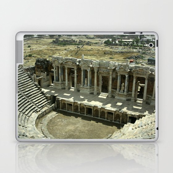 The Roman Theatre Ancient City Of Hierapolis Photograph Laptop & iPad Skin