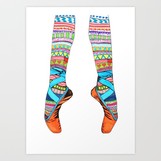 Happy Ballet Art Print