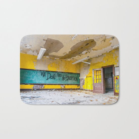 We Don't Need No Education Bath Mat