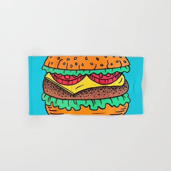 Burger Hand & Bath Towel